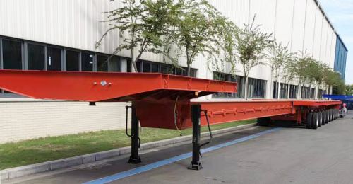 Limited Offer: 8 Axle Extendable Trailer - Fast Delivery, FOB 21,700 USD