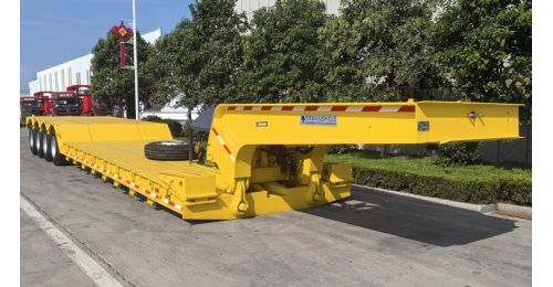 4 Axle 120 Ton Lowboy Trailer Available FOB Price 32600 USD