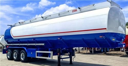 Clearance: 3 Axle 42000L Petrol Tanker 6 Compartments FOB Price 16500 USD