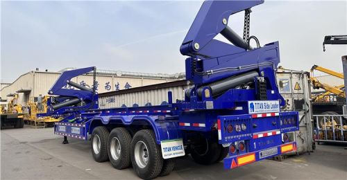 Ready Stock 37-40 Ton Side Loader Trailer FOB Price 71760 USD
