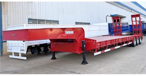 Available 3 Line 6 Axle 120 Ton Lowbed Trailer FOB Price 19500 USD