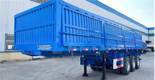 Promotion! 3 Axle 34 Ton Side Dump Trailer FOB Price: 12600 USD