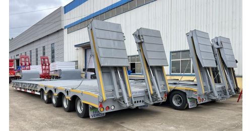 Available 4 Line 8 Axle 150 Ton Lowbed Trailer FOB Price 38630 USD