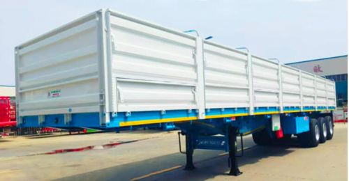 Ready to Ship 3 Axle Side Wall Trailer FOB Price: 10500 USD
