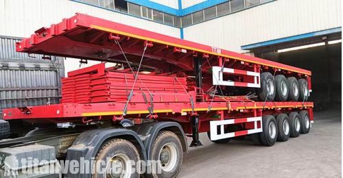 3 Axle Dropside Trailer will be Shipped to Mozambique