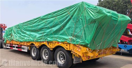 3 Axle Low Bed Trailer will be sent to Cameroon