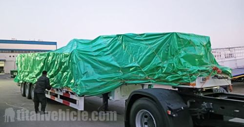 3 Axle Lowbed Trailer Truck will be Sent to Sierra Leone