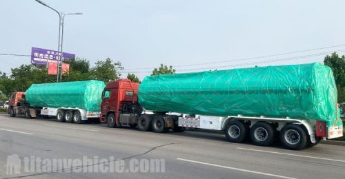 45000 Liters Fuel Tanker Semi Trailer will be Sent to UAE