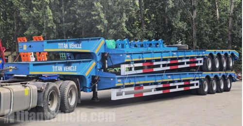 4 Axle 16M Semi Low Bed Trailer will be Exported to Zimbabwe