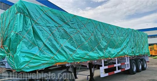 Tri Axle 60 Ton Drop Side Trailer will be sent to Zimbabwe