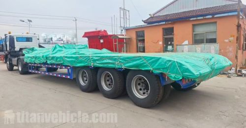 3 Axle 40Ft Low Bed Trailer will be Sent to Mali