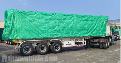 Tri Axle Tipper Semi Trailer will be sent to Angola