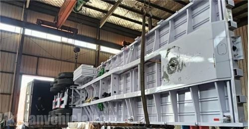 Tri Axle Flat Deck Trailer will be sent to Ghana