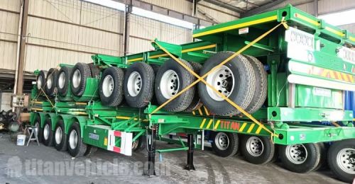 4 Axle Intermodal Container Chassis will be Shipped to Jamaica