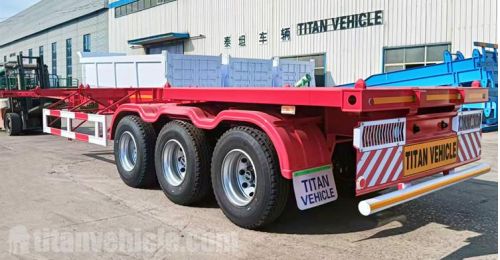Tri Axle 40 Foot Skeleton Trailer will be sent to Kenya