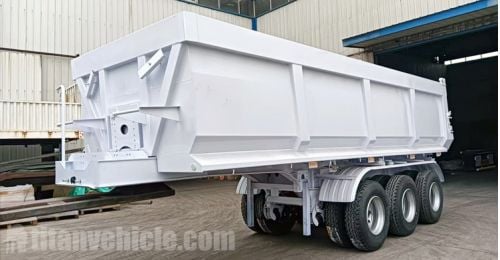 60 Ton Dump Semi Trailer will be sent to Costa Rica by Container