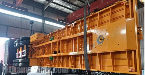 3 Axle 40ft Flat Deck Trailer will be sent to Guyana