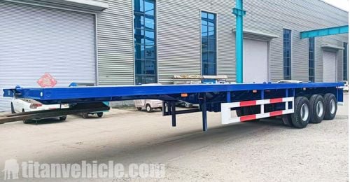 3 Axle Flatbed Semi Trailer will be Sent to Ghana