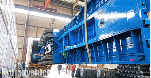 4 Axle Flatbed Trailer will be Sent to Sierra Leone