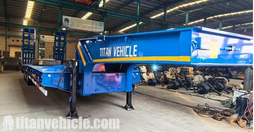 3 Axle Low Bed Semi Trailer will be Sent to Nigeria