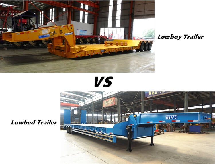 What is a detachable lowboy trailer used for