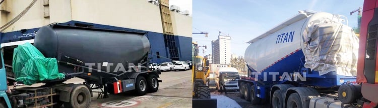 Powder/cement trailer operation - How to unload dry bulk tanker trailer?