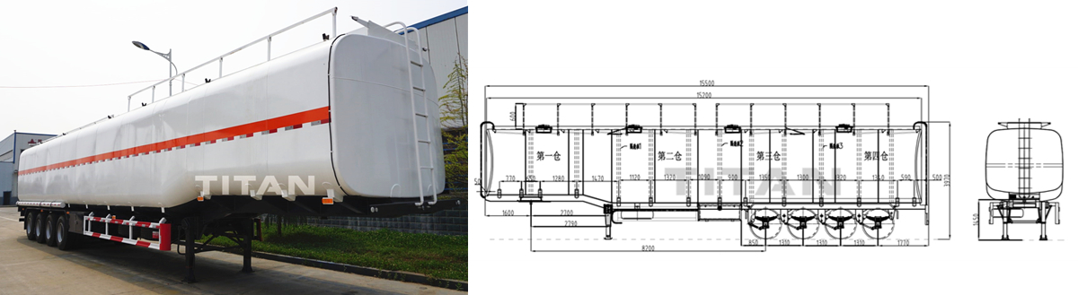 How Many Litres Does A Fuel Tanker Carry Oil Tank Trailer Size 