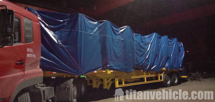 40ft container port terminal semi trailer for sale in Tanzania