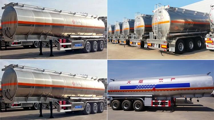 45000 Liters Aluminum Fuel Tanker Semi Trailer