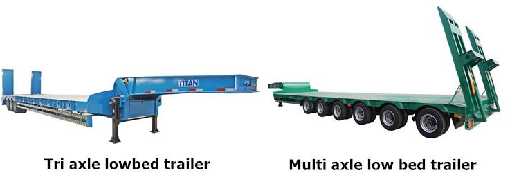 Lowbed Semi Trailer for Sale | How does a low bed trailer work?