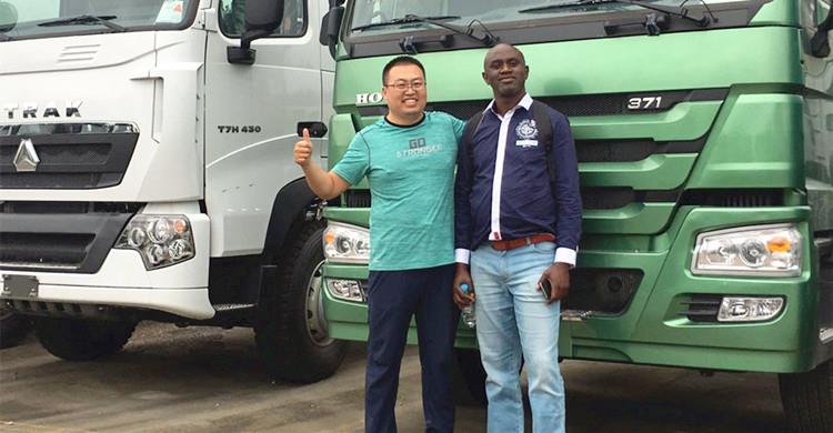 Congo Customer Visit TITAN and Buy SINOTRUK Tractor Heads