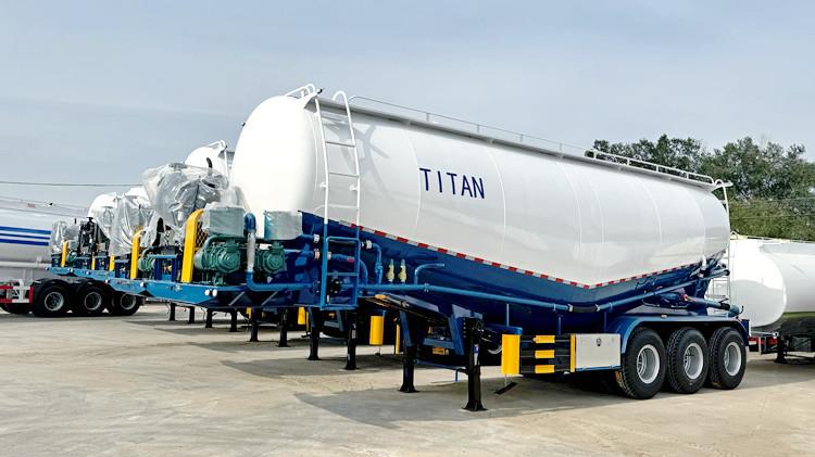 TITAN Tri Axle Cement Tanker Trailers for Sale in Ethiopia