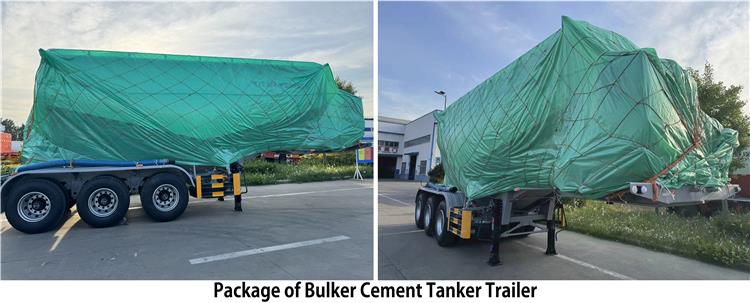 45CBM Bulker Cement Tanker Trailer for Sale In Zambia