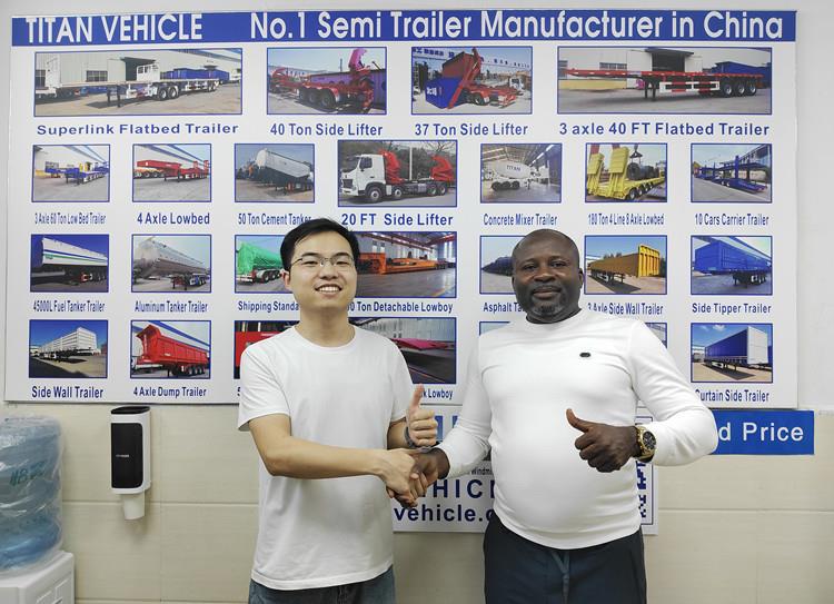 Nigeria Customer Selects TITAN Removable Gooseneck Trailer