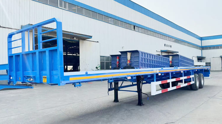 2 Axle 40 Feet Flatbed Trailer for Sale in Zimbabwe 