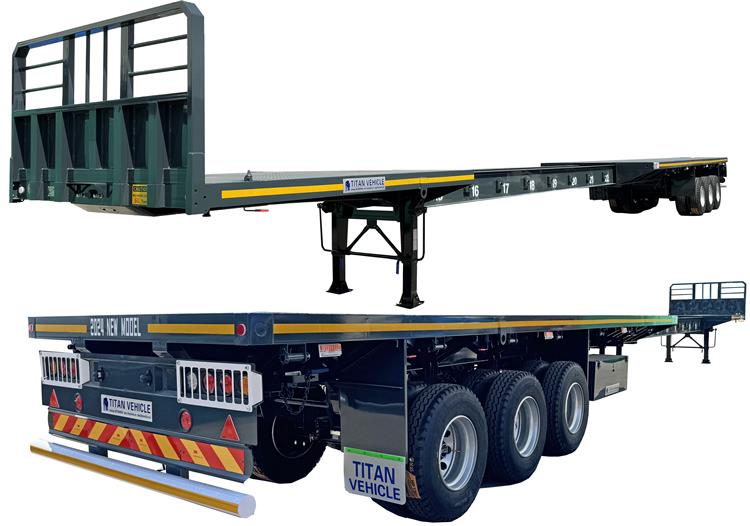 3 Axle Extendable Flatbed Trailer for Sale In Angola