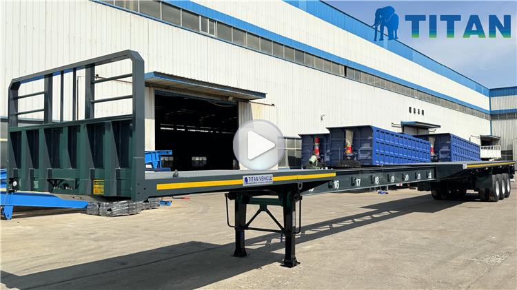 3 Axle Extendable Flatbed Trailer for Sale In Angola