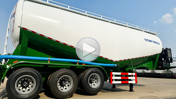 3 Axle Bulk Cement Tanker Trailer for Sale in 