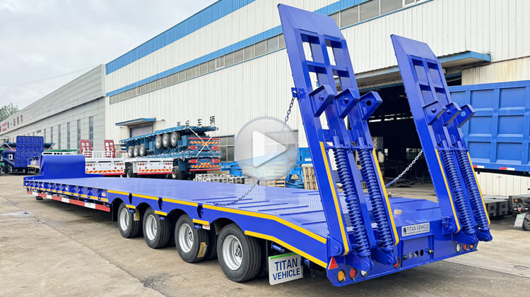 4 Axle Low Loader Trailer for Sale in Sierra Leone 