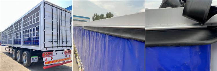 3 Axle Curtain Side Trailer for Sale In 