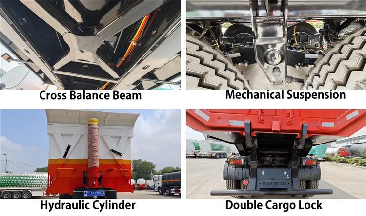 4 Axle Dump Semi Trailer for Sale In Kenya