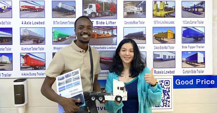 Senegalese Customer Come to TITAN to Buy Howo Tractor Head