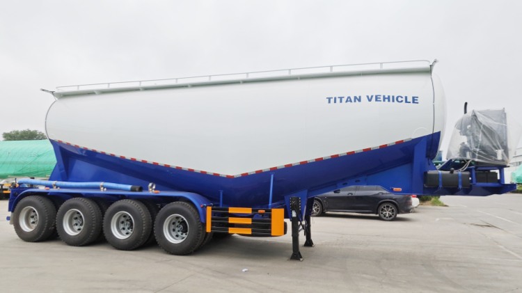  50 CBM Dry Bulk Tanker Trailers for Sale in Ghana