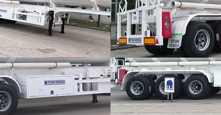 3 Axle Fuel Tanker Trailer for Sale in Burkina Faso