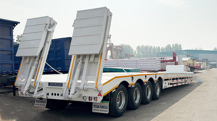 100T Low Loader Trailer for Sale in Congo