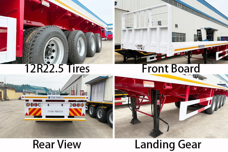 40 Ft Flatbed Trailer for Sale in Saudi Arabia