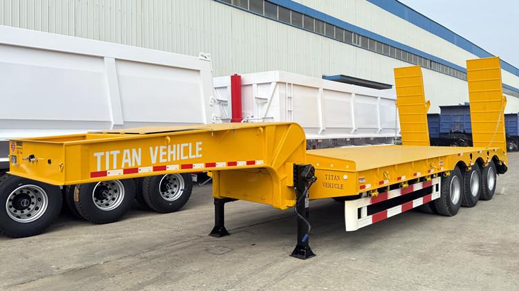 TITAN Lowbed Trailer for Excavator Transport in Namibia