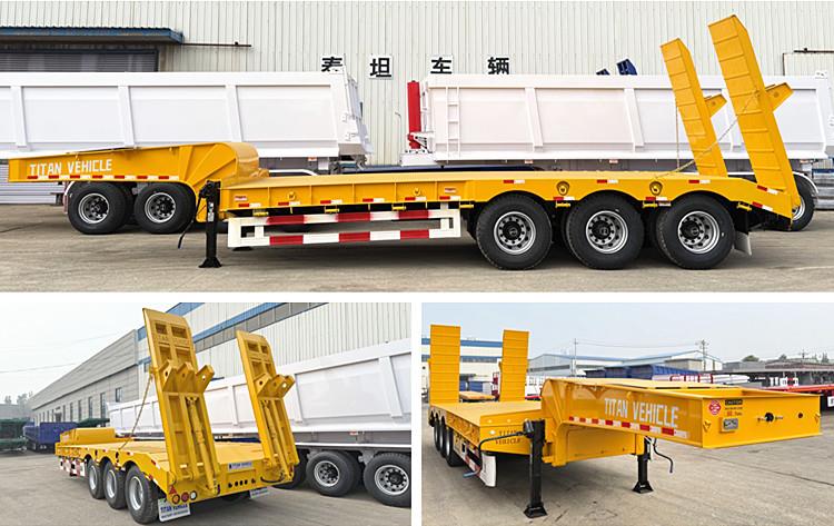 TITAN Lowbed Trailer for Excavator Transport in Namibia