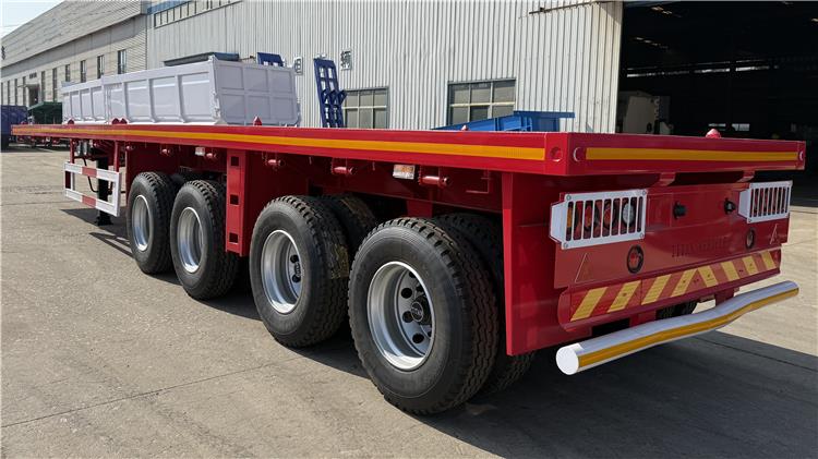 4 Axle Flatbed Semi Trailer for Sale In Congo