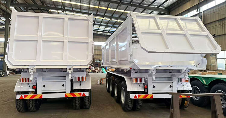 4 Axle End Dump Semi Trailer for Sale in Barbados